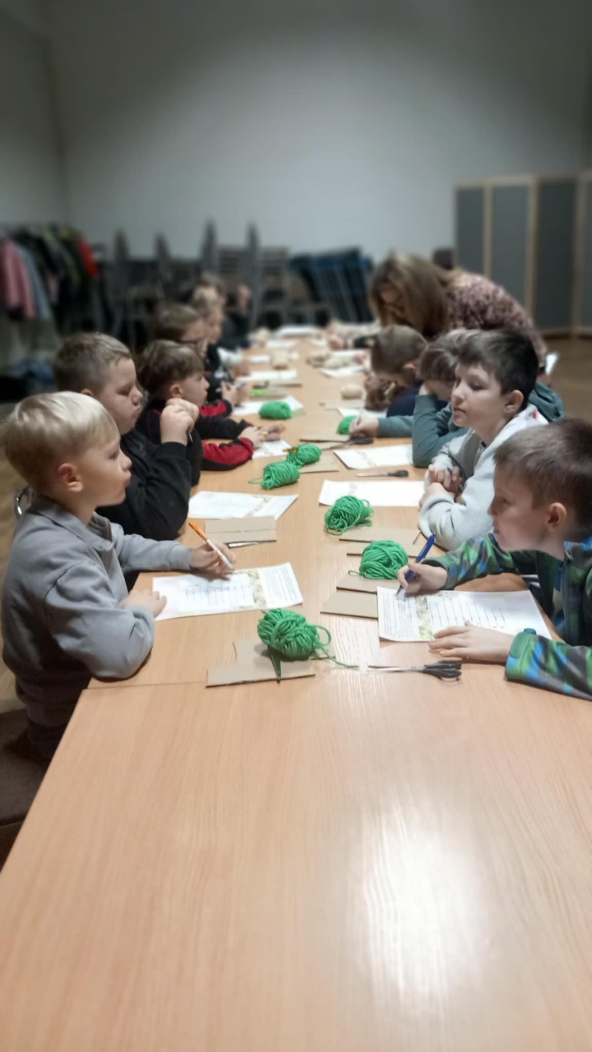 Zajęcia Warsztatowe w Gminnej Bibliotece Publicznej w Strykowie.