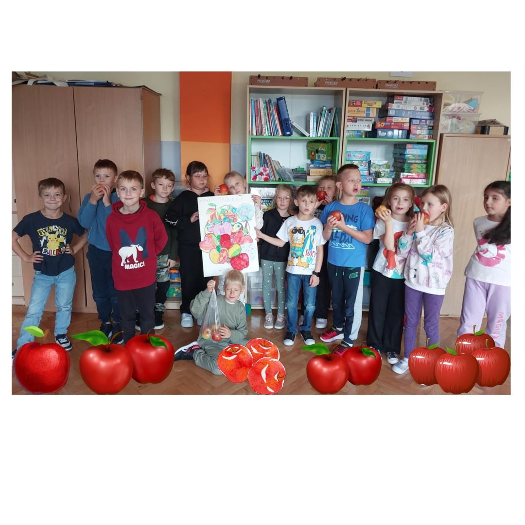 Dzień Jabłka w świetlicy szkolnej.