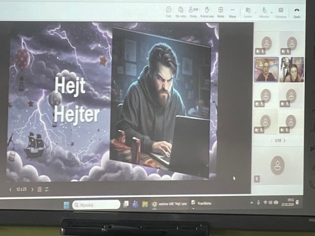 Hejtowi mówimy NIE – lekcja online dla uczniów