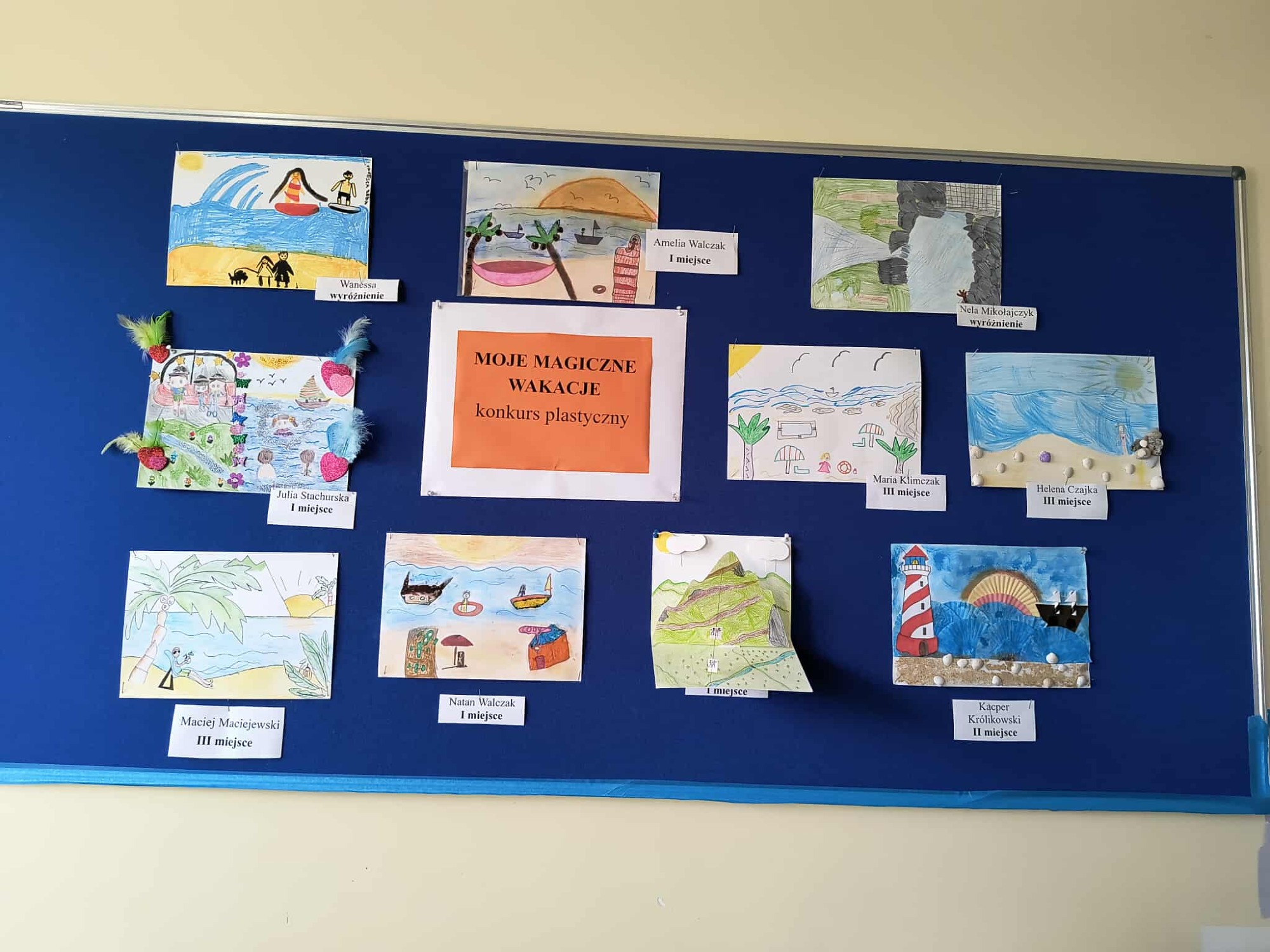 Konkurs świetlicowy “Moje magiczne wakacje” 