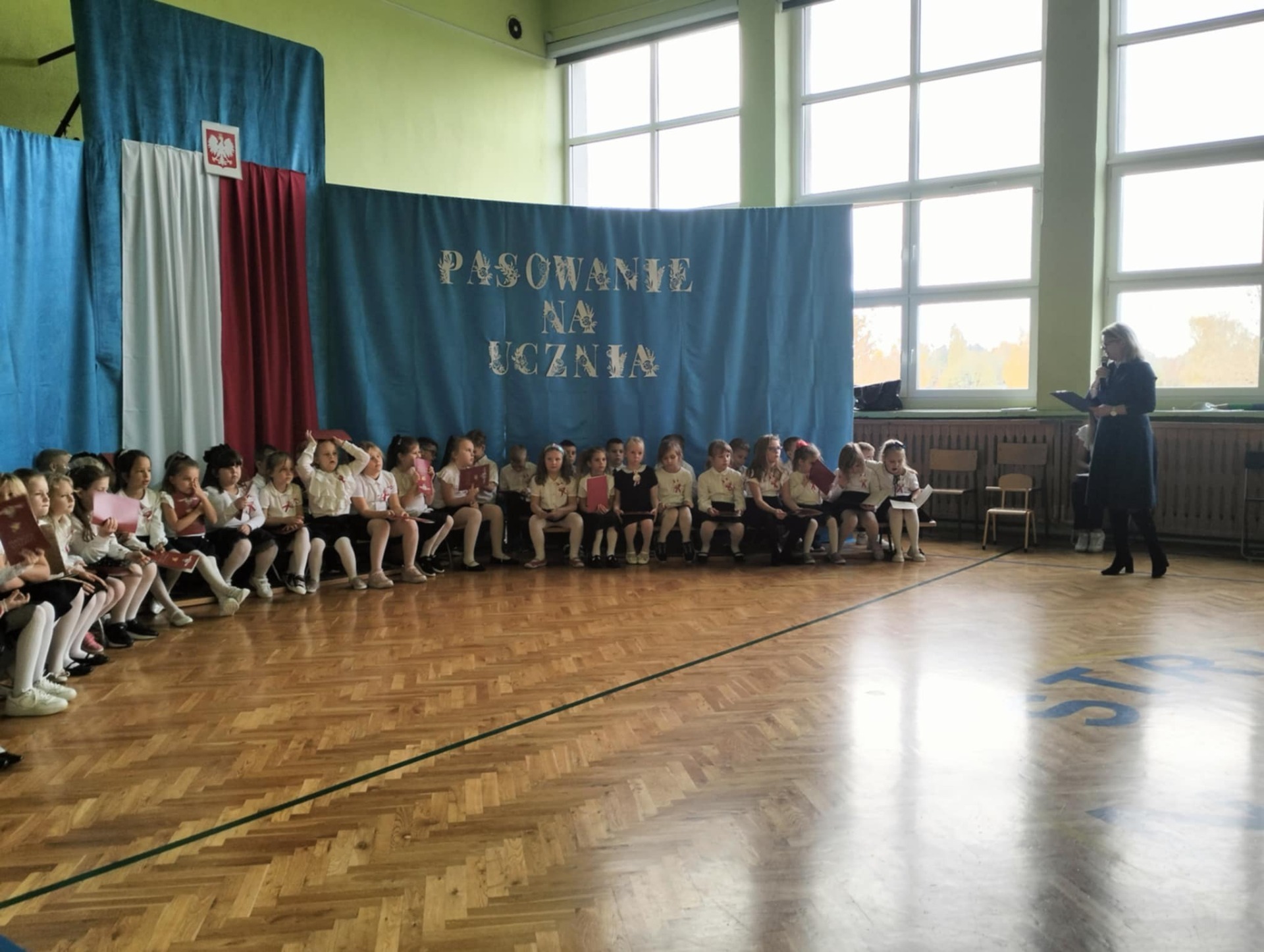 Pasowanie na ucznia klasy pierwszej