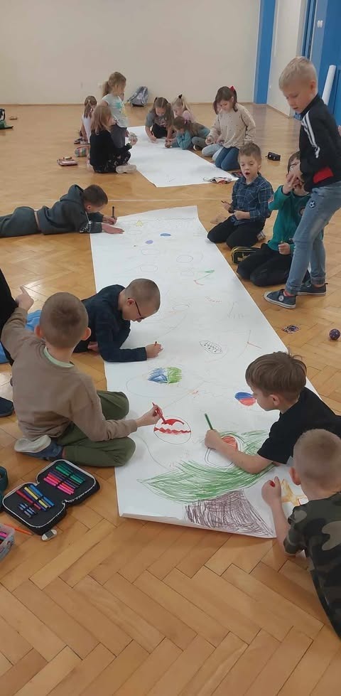Prace plastyczne w świetlicy szkolnej. Święta Bożego Narodzenia