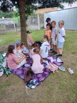 Piknik - wspólne zabawy na kocach. Piknik - wspólne zabawy na kocach.