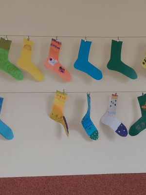 Dzień zespołu Downa w świetlicy.