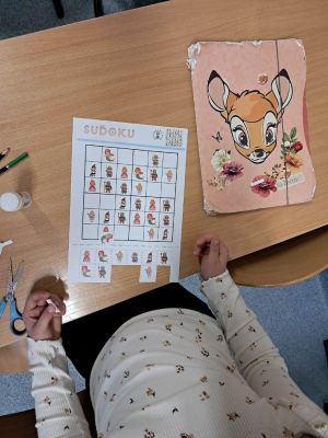 Rozwijamy logiczne myślenie podczas zabaw z sudoku.