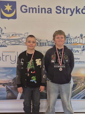 Nasi reprezentanci, Jakub i Tomasz, rywalizowali w kategorii wiekowej do klas IV.
