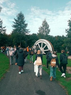 Spacer -Parowozy zabytki na terenie kopalni