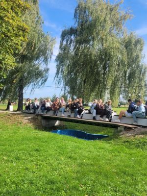 Przejazd miniaturowa kolejką na terenie kopalni