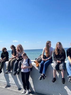 Chwila przerwy w trakcie zwiedzania Półwyspu Helskiego. Chwila przerwy w trakcie zwiedzania Półwyspu Helskiego.