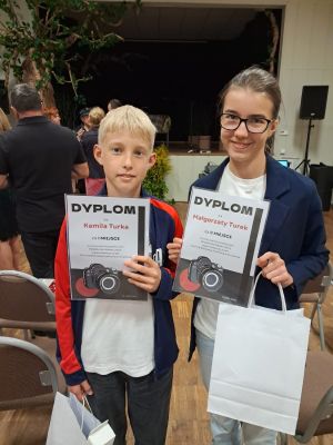 Laureaci konkursu fotograficznego: Małgorzata Turek, Kamil Turek