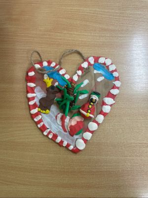 Świąteczne serduszko &ndash; zawieszka