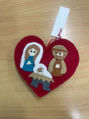 Świąteczne serduszko &ndash; zawieszka