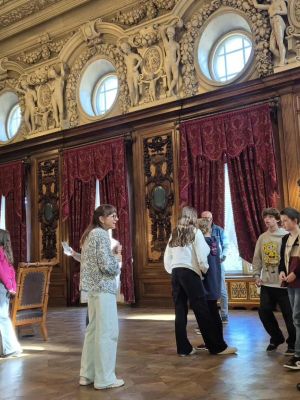 Wielka Sala Jadalna w Pałacu Karola Poznańskiego.